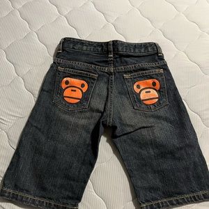 Bape kids size 120 denim